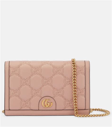 gucci matelasse wallet on chain